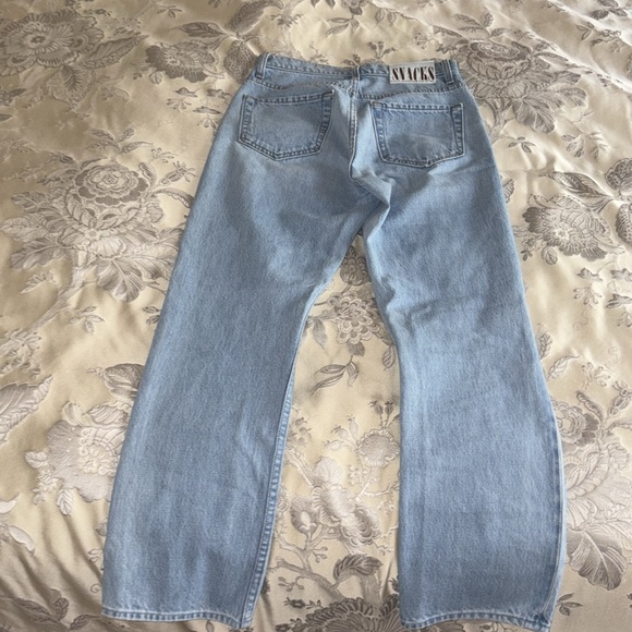 MOTHER Snacks! THE TIPPY TOP SWEET TOOTH ANKLE High Waisted Distressed jeans - Picture 12 of 13